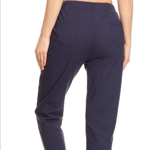 Shosho Lightweight Drawstring Pants - Picture 3 of 6